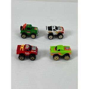 Lot of 4 Vintage Micro Machines Road Champs 1987